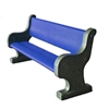 78" Concrete Bench with Powder Coated Seat, 445 Lbs.