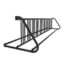 18 Space 10 Ft. W Style Grid Bike Rack - Black