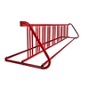 18 Space 10 Ft. W Style Grid Bike Rack - Red