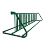 18 Space 10 Ft. W Style Grid Bike Rack - Forest Green