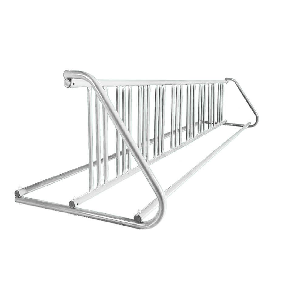18 Space “W” Grid Bike Rack – Picnic Furniture