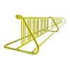 28 Space 16 Ft. W Style Grid Bike Rack - Yellow