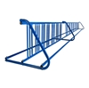 28 Space 16 Ft. W Style Grid Bike Rack - Royal Blue
