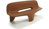 77" Tripod Style Concrete Contoured Bench, 840 Lbs.