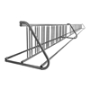 36 Space 20 Ft. W Style Grid Bike Rack - Galvanized
