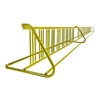 36 Space 20 Ft. W Style Grid Bike Rack - Yellow