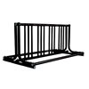 8 Space 5 Ft. J Style Grid Bike Rack - Black