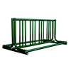 8 Space 5 Ft. J Style Grid Bike Rack - Forest Green