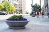 60" Square Concrete Planter, 1200 Lbs.