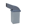 24 Gallon Plastic Trash Receptacle with Drive-Thru Top, 61 Lbs.