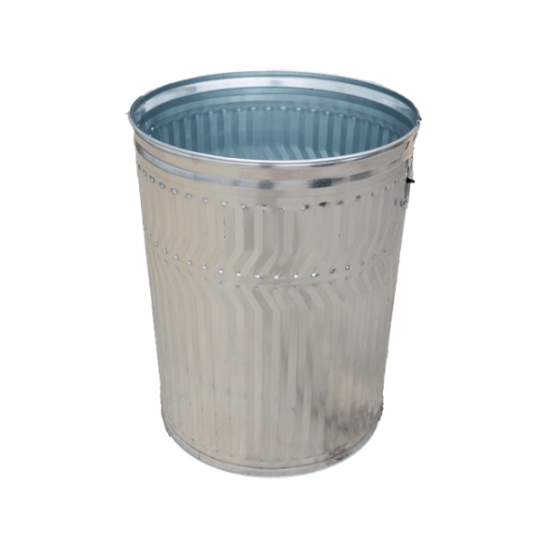 20 Gallon Galvanized Steel Trash Can