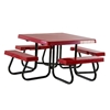 48 inch Square Fiberglass Top Picnic Tables