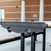 8 Ft. Recycled Plastic Picnic Table with Steel Frame, 545 Lbs.