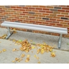 15 Ft. Backless Aluminum Sports Bench with Galvanized Steel Frame, 69 Lbs.