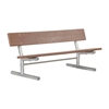 Recycled Plastic Park Bench with Galvanized Steel Frame - 6 or 8 Ft.
