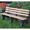 Recycled Plastic Slatted Garden Bench - 6 or 8 Ft.