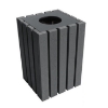 22 Gallon Economizer Recycled Plastic Square Trash Can