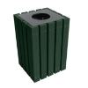 22 Gallon Economizer Recycled Plastic Square Trash Can