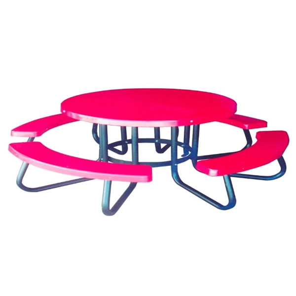 Children's 48" Round Fiberglass Picnic Table