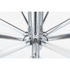 10 ft. Square Premium Center Post Umbrella with Marine Grade Fabric and Aluminum Frame
