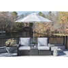 11 Foot Octagonal Aluminum Market Umbrella with Marine Grade Fabric