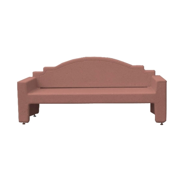 7 Ft. Memorial Concrete Bench Concrete with Custom Logo Option