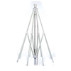 7 ½ ft. Square Fiberglass Market Umbrella with Auto Tilt Crank Lift