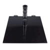 Powder Coated Steel Plate 75lb. Umbrella Base with Wheels
