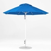 9 Foot Octagonal Fiberglass Market Umbrella with Pacific Blue Marine Grade Fabric