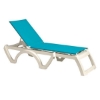 Jamaica Beach Plastic Resin Sling Chaise Lounge