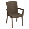 Havana Classic Plastic Resin Stackable Armchair