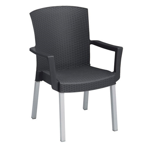 Havana Classic Plastic Resin Stackable Armchair