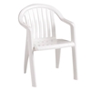 Miami Lowback Plastic Resin Stacking Armchair