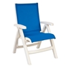 Plastic Resin Sling Arm Chair
