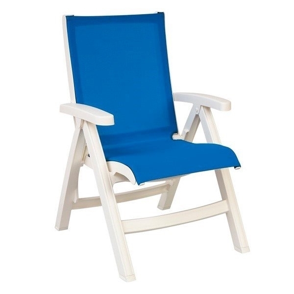 Plastic Resin Sling Arm Chair