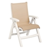 Plastic Resin Sling Arm Chair