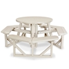 36” Round Recycled Plastic Picnic Table