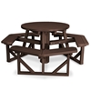 36” Round Recycled Plastic Picnic Table