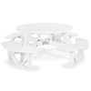 53” Round Recycled Plastic Picnic Table