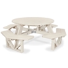 53” Round Recycled Plastic Picnic Table