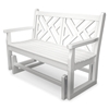 Polywood Chippendale 48 In. Glider Bench