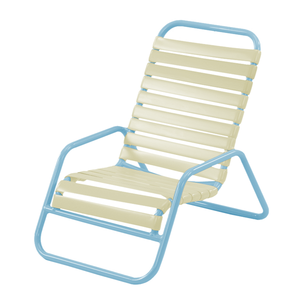 St. Maarten Sand Chair, Aluminum Frame & 2" Vinyl Straps