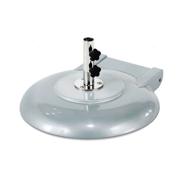 Picture of Powder Coated Freestanding or Table 100 lb. Umbrella Base with Wheels