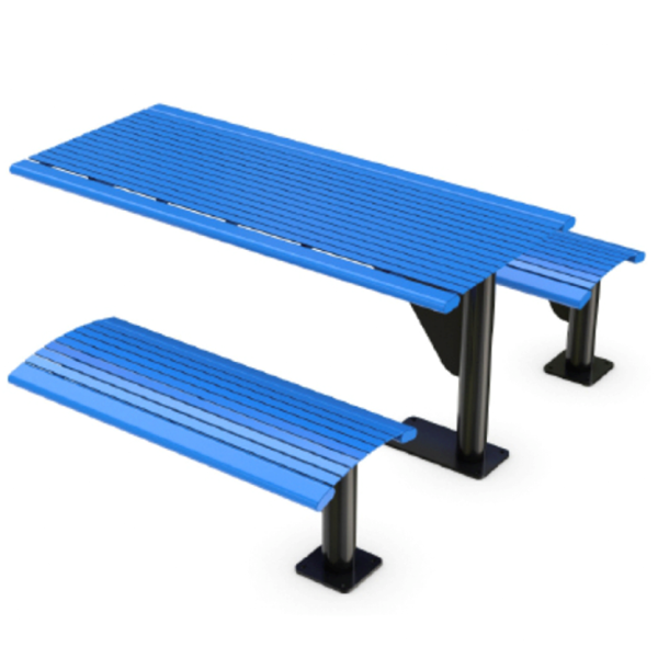 Arches 6 Ft. Steel Cantilever Picnic Table