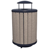 Arches 32 Gallon Recycled Plastic Trash Receptacle