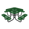 46" RHINO Octagonal Thermoplastic Picnic Table with Portable Frame, 246 lbs.