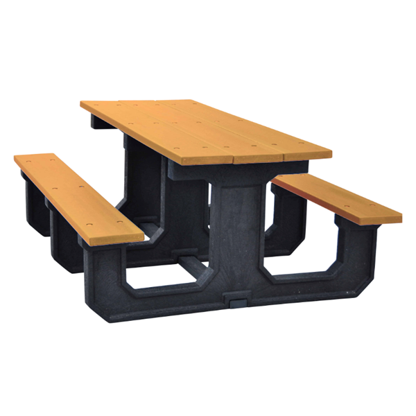 Rectangular Recycled plastic Picnic Table