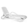 Eden White Commercial Plastic Resin Pool Chaise Lounge	