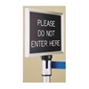 Extenda Barrier 7 ft Retractable Strap Queuing System - Flat Base	