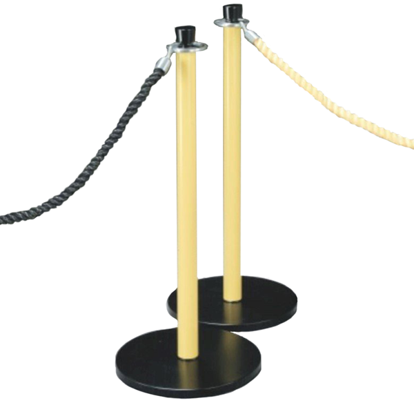 38" Steel Safety Post and Sign Holder - 31 lbs